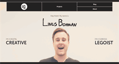 Desktop Screenshot of linusbohman.se