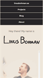 Mobile Screenshot of linusbohman.se